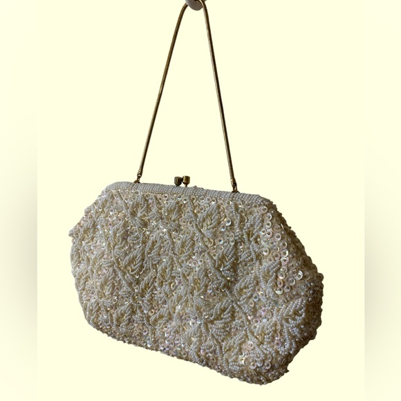 Stunning Vintage Hand-beaded Evening bag! EUC! - Picture 6 of 6